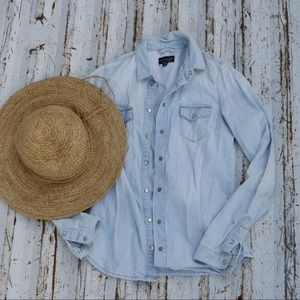 TOPSHOP | Jean button up